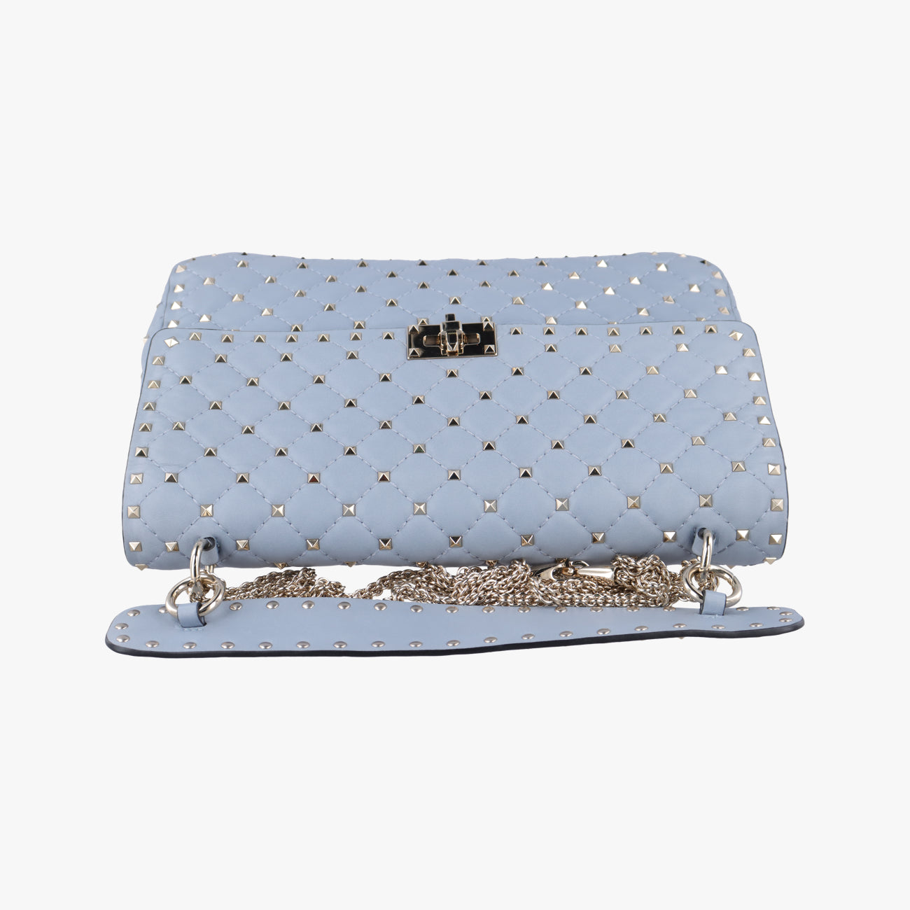 Rockstud SPIKE UPBlueLeatherBL-M121NAP0ロックスタッズ スパイクブルーレザーBL-M121NAP0