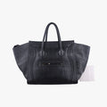 Luggage Small Square PhantomBlackLeatherF-PA-0132ラゲージスモールスクエアファントムブラックレザーF-PA-0132