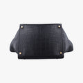 Luggage Small Square PhantomBlackLeatherF-PA-0132ラゲージスモールスクエアファントムブラックレザーF-PA-0132