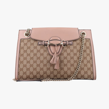 EmilyBrown x Pinkcanvas x leather295403I012791573エミリーベージュ×ピンクキャンバス×レザー295403I012791573