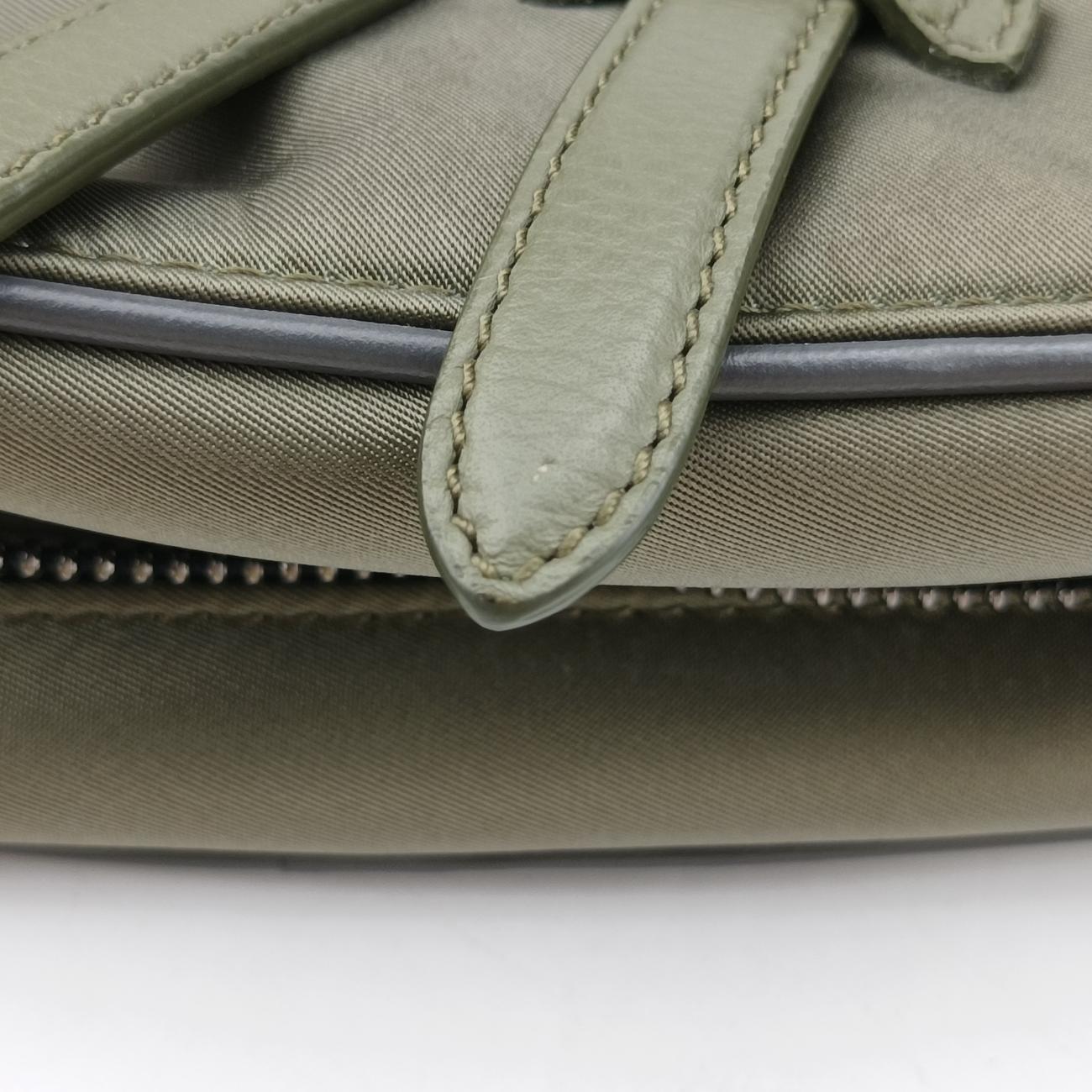 saddle bagGreen x NavyLeather×Nylon27-BO-0291サドルバッググリーン×ネイビーレザー×ナイロン27-BO-0291