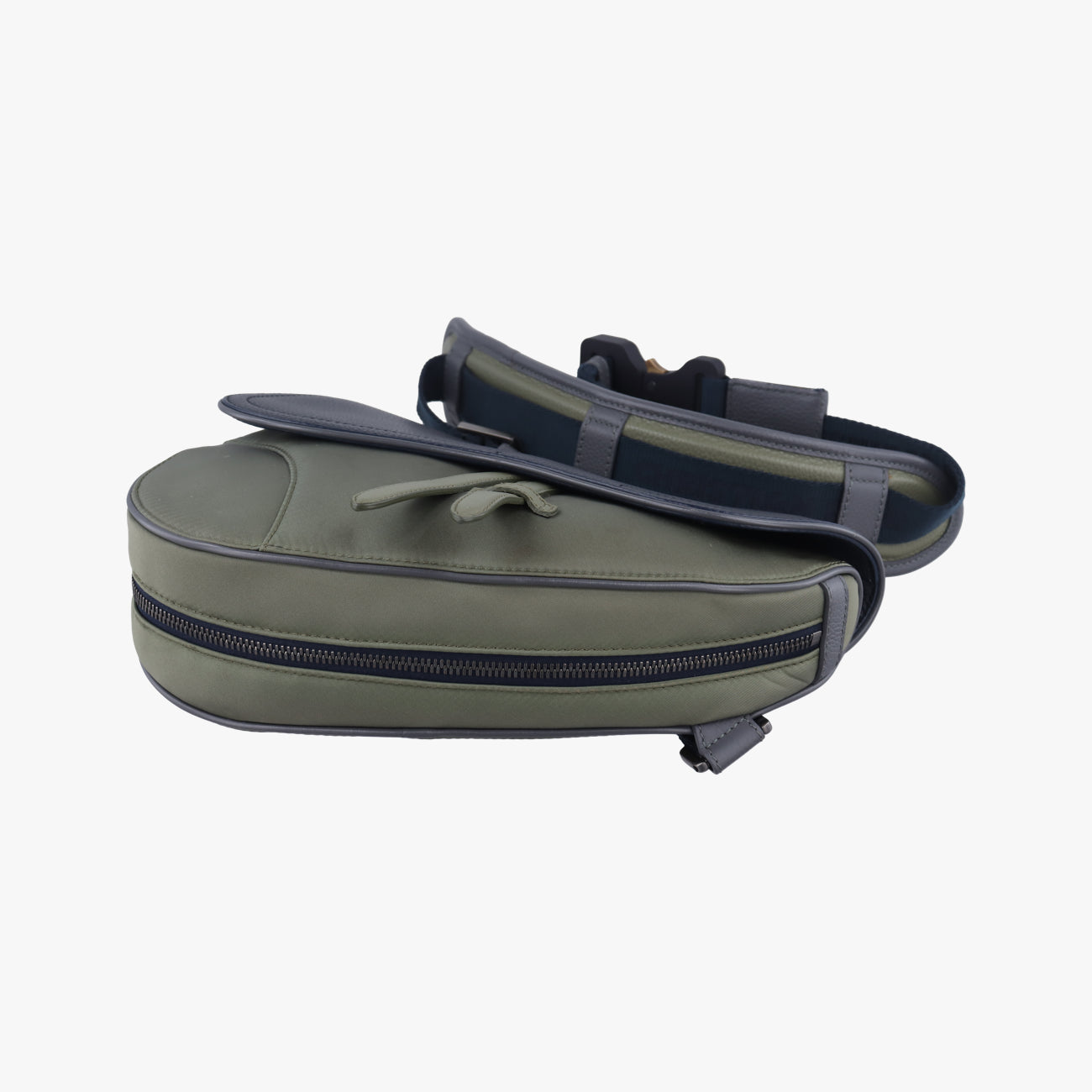saddle bagGreen x NavyLeather×Nylon27-BO-0291サドルバッググリーン×ネイビーレザー×ナイロン27-BO-0291