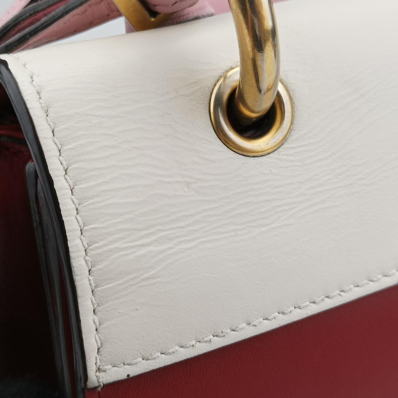 Queen MargaretWhite x Red x Blue x PinkLeather476541I023890312クイーン マーガレットホワイト×レッド×ブルー×ピンクレザー476541I023890312