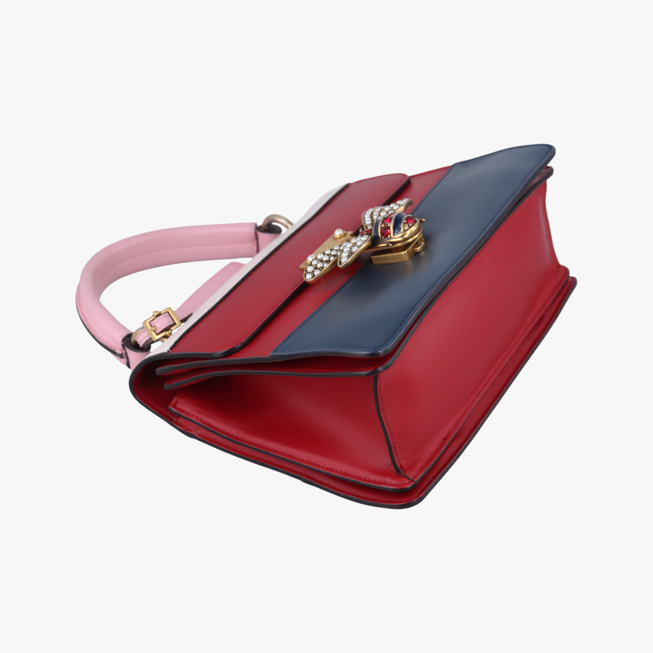 Queen MargaretWhite x Red x Blue x PinkLeather476541I023890312クイーン マーガレットホワイト×レッド×ブルー×ピンクレザー476541I023890312