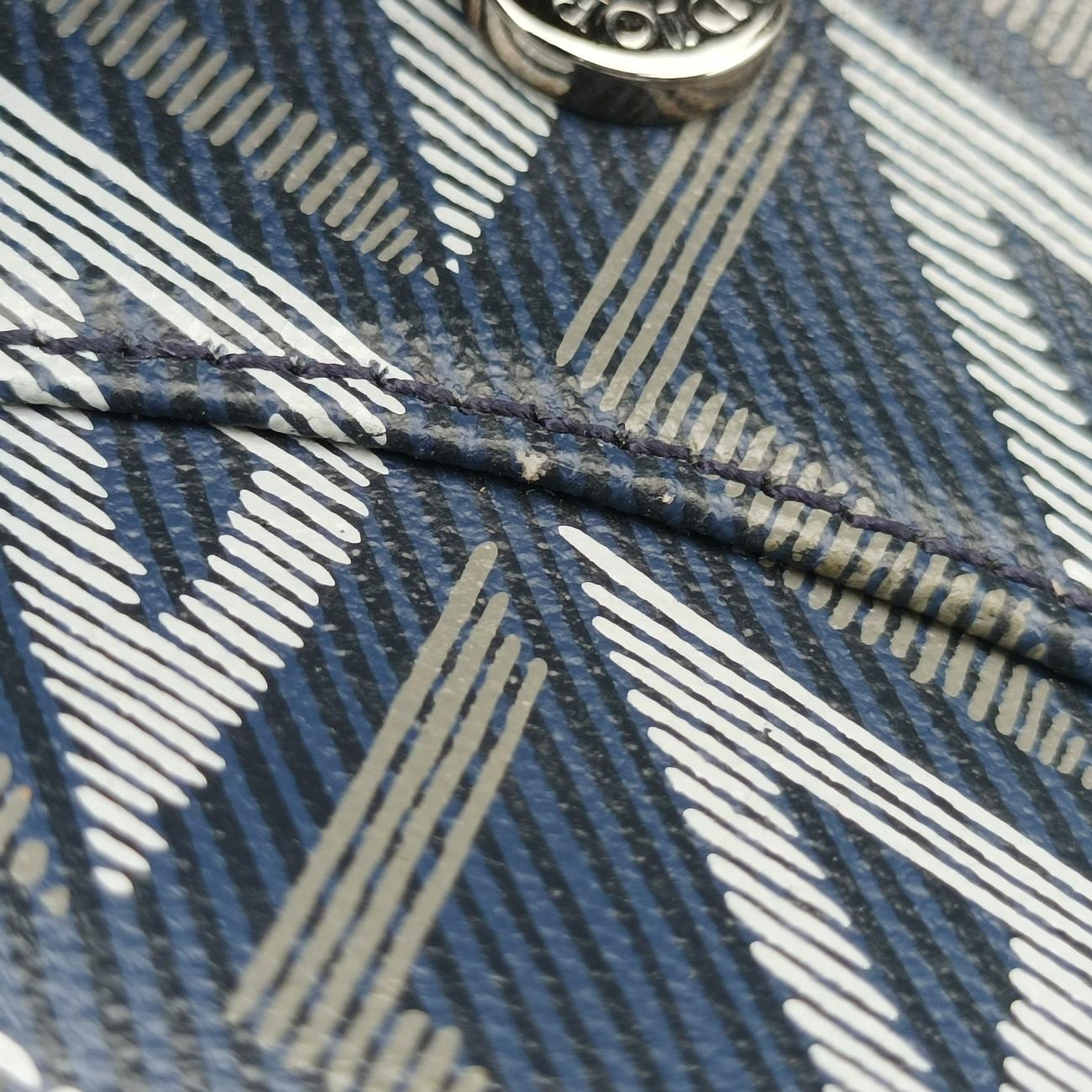 SaddleNavy×GreyPVC coated canvas × leather16-BO-0223サドルネイビー×グレーPVCコーティングキャンバス×レザー16-BO-0223