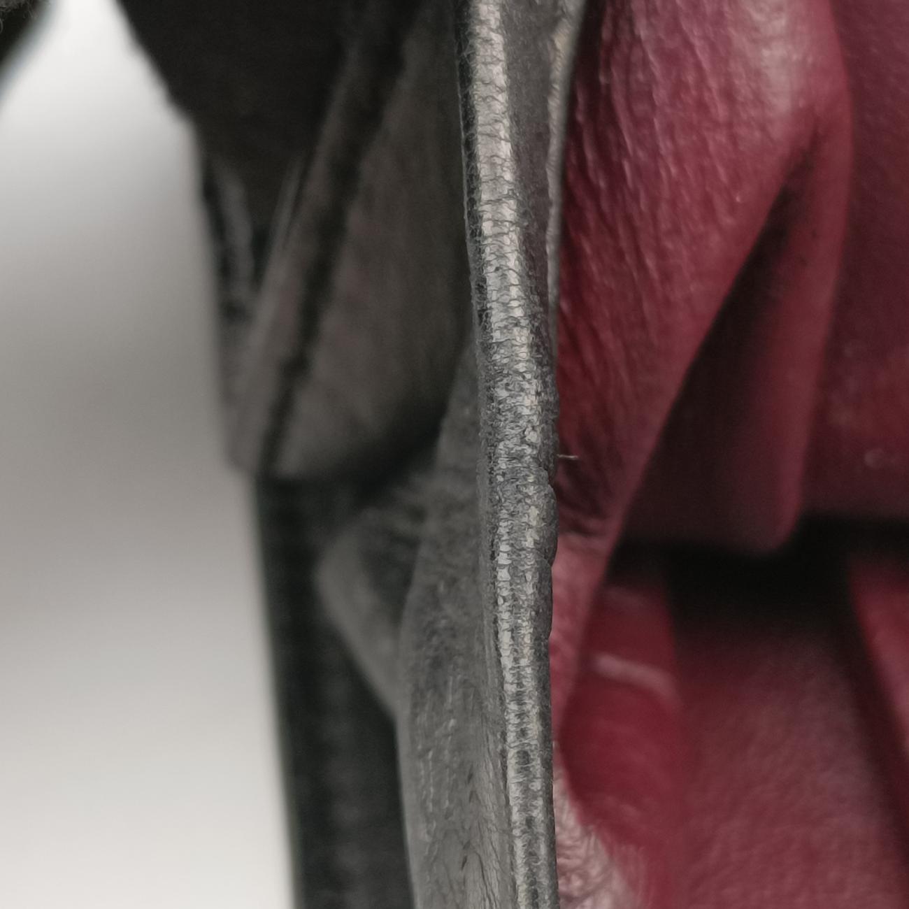 Matelasse 25 Push Lock ChainBlacklambskinA0357011273450マトラッセ25 プッシュロック チェーンブラックラムスキンA0357011273450