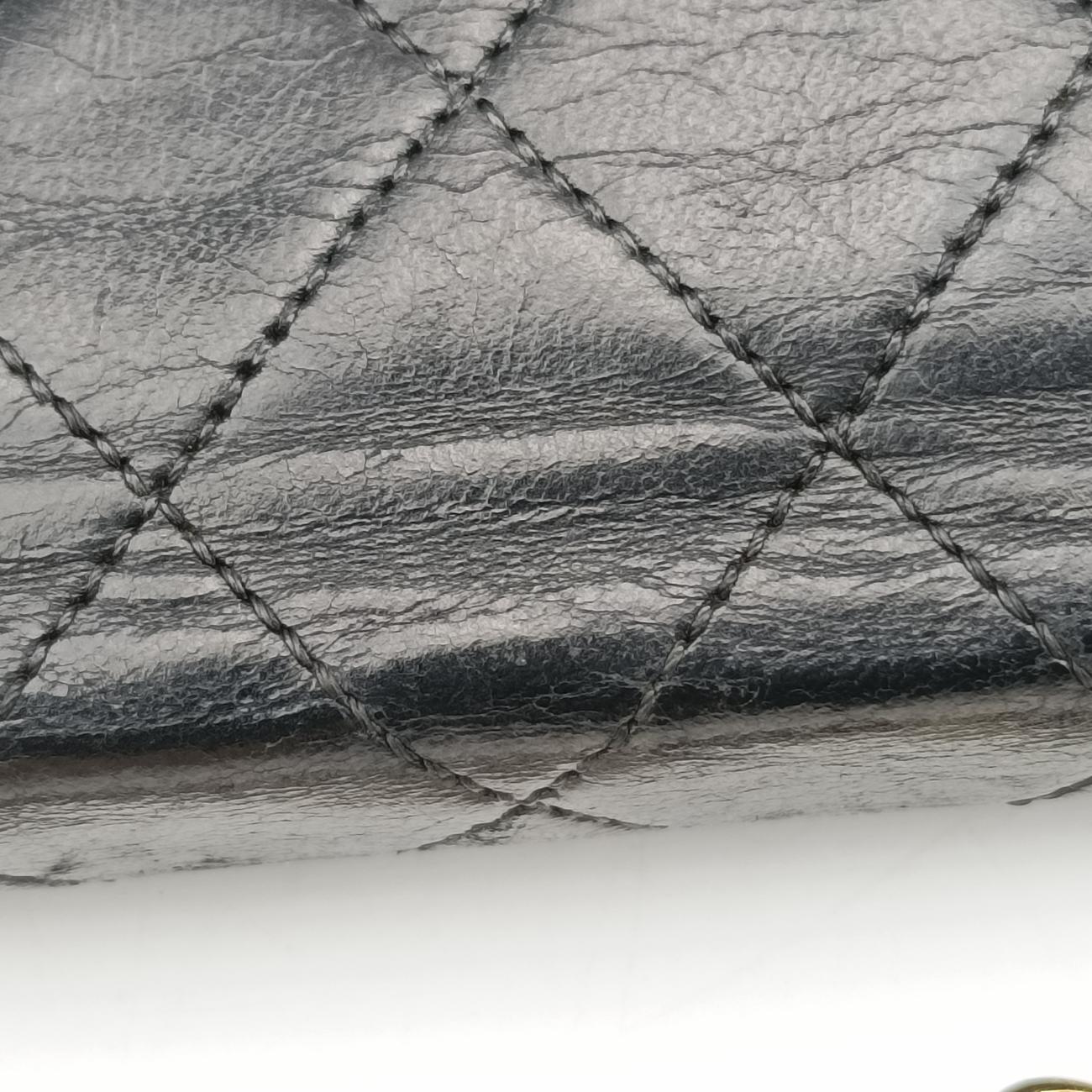 Matelasse 25 Push Lock ChainBlacklambskinA0357011273450マトラッセ25 プッシュロック チェーンブラックラムスキンA0357011273450