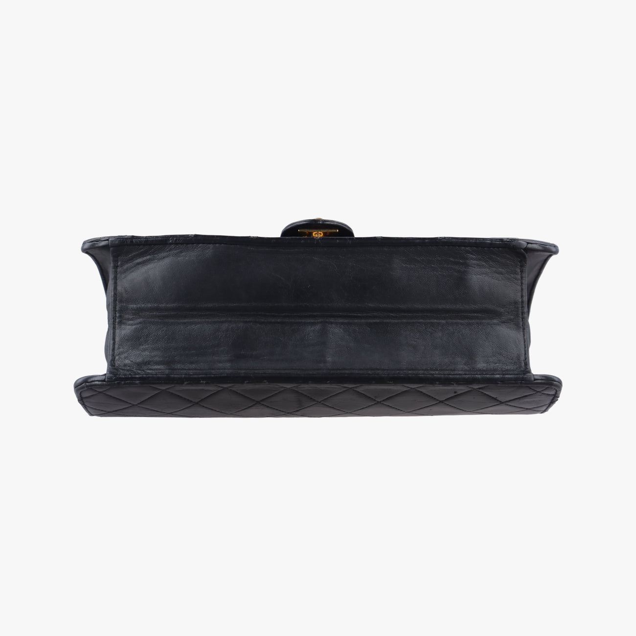 Matelasse 25 Push Lock ChainBlacklambskinA0357011273450マトラッセ25 プッシュロック チェーンブラックラムスキンA0357011273450