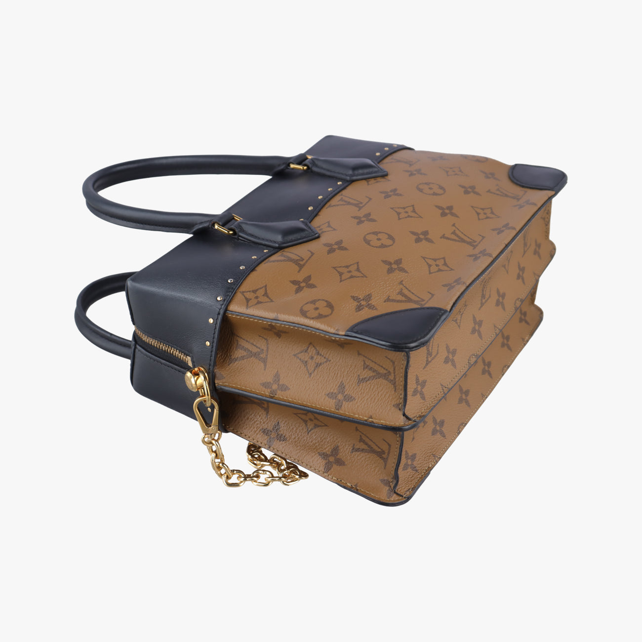 Monogram Reverse City MaruMonogram/Brown x BlackMonogram canvas x leatherM43595BA0158モノグラムリバース シティ マルモノグラム/ブラウン系×ブラックモノグラムキャンバス×レザーM43595BA0158