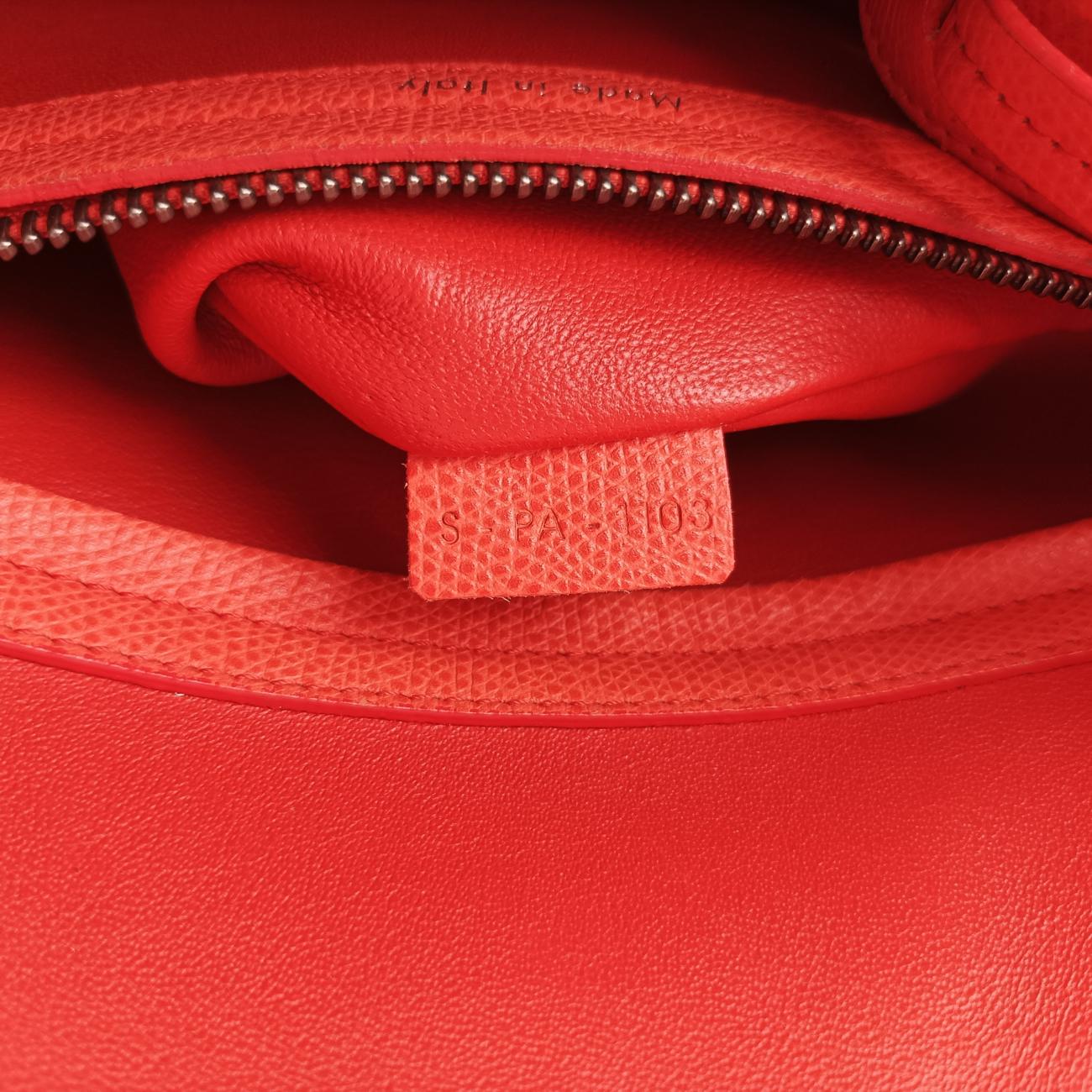 Luggage Small Square PhantomOrangeLeatherS-PA-1103ラゲージスモールスクエアファントムオレンジレザーS-PA-1103