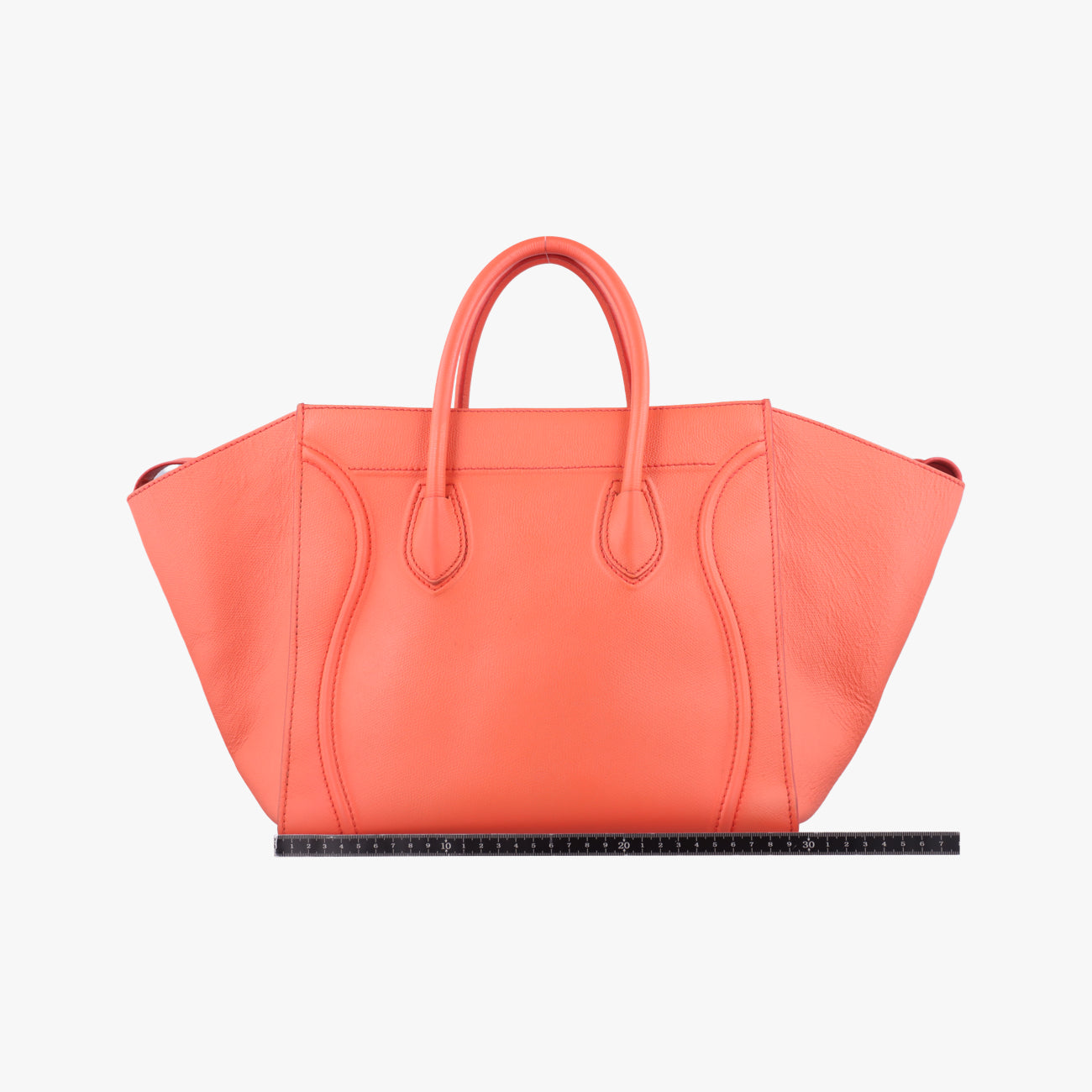 Luggage Small Square PhantomOrangeLeatherS-PA-1103ラゲージスモールスクエアファントムオレンジレザーS-PA-1103