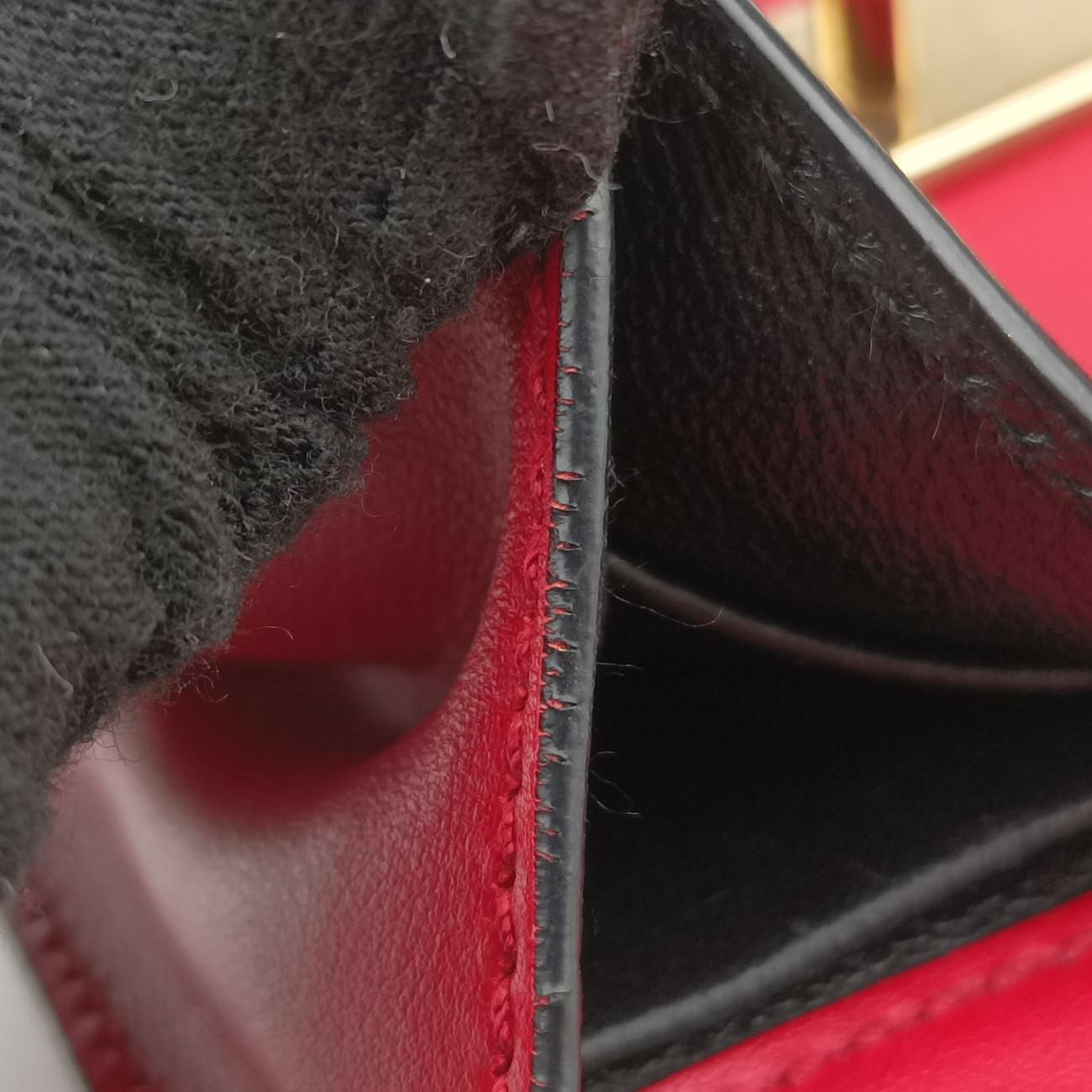 CahierRed×BlackLeather×SAFFIANO1BD0457/Dカイエレッド×ブラックレザー×サフィアーノ1BD0457/D