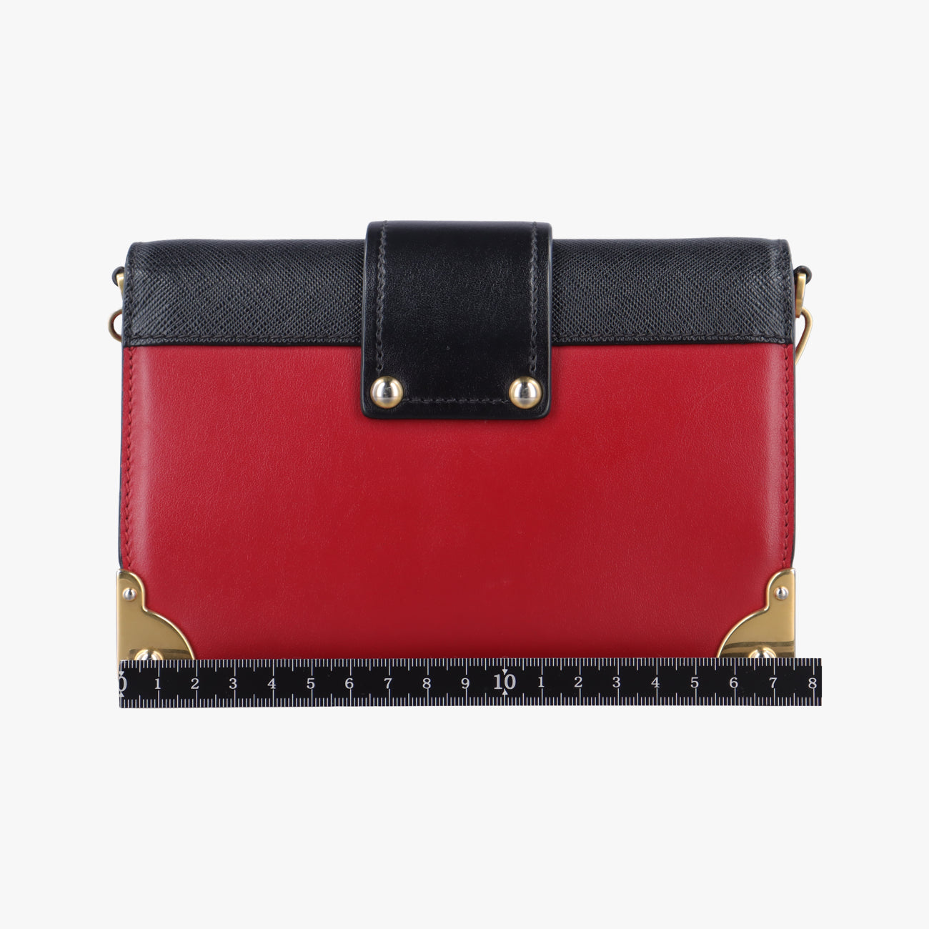 CahierRed×BlackLeather×SAFFIANO1BD0457/Dカイエレッド×ブラックレザー×サフィアーノ1BD0457/D
