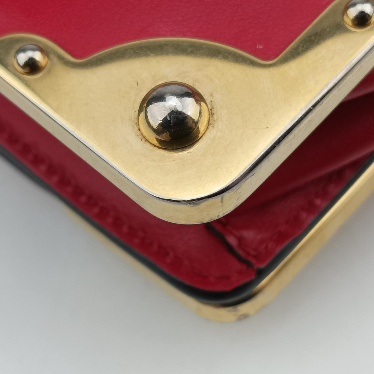 CahierRed×BlackLeather×SAFFIANO1BD0457/Dカイエレッド×ブラックレザー×サフィアーノ1BD0457/D