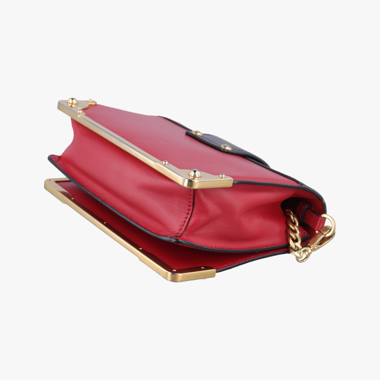 CahierRed×BlackLeather×SAFFIANO1BD0457/Dカイエレッド×ブラックレザー×サフィアーノ1BD0457/D