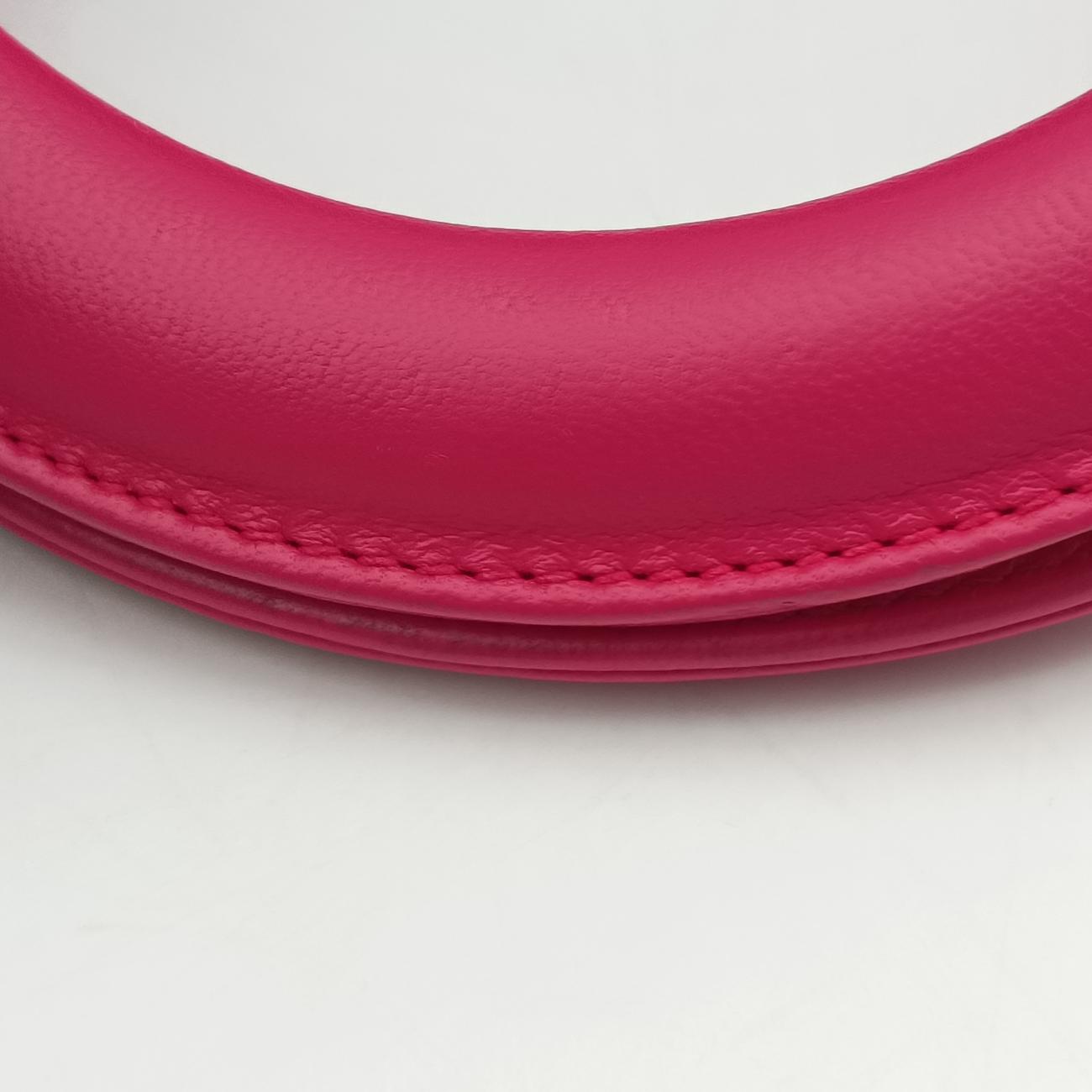 Lady DiorOrange×rose redlambskin15-BO-0123レディディオールオレンジ×ローズレッドラムスキン15-BO-0123