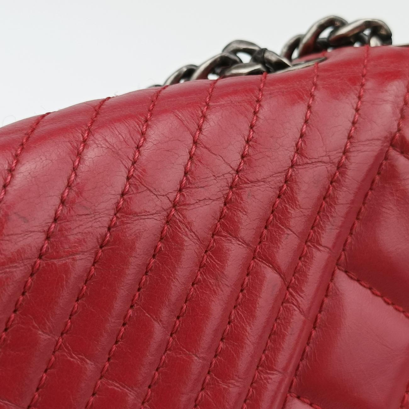 Coco Boy FlapRedLeatherA9279620640365ココボーイ シングルフラップレッドレザーA9279620640365
