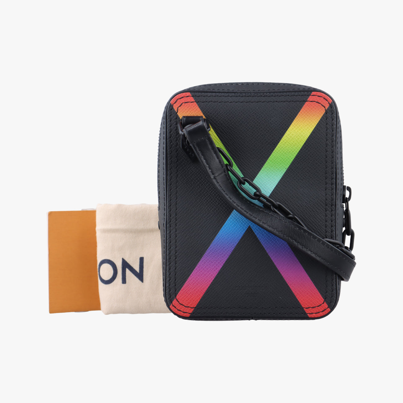 Danube MessengerBlack x MulticolorTaigaM30332CA2179 ICチップダヌーブメッセンジャーブラック×マルチカラータイガM30332CA2179 ICチップ