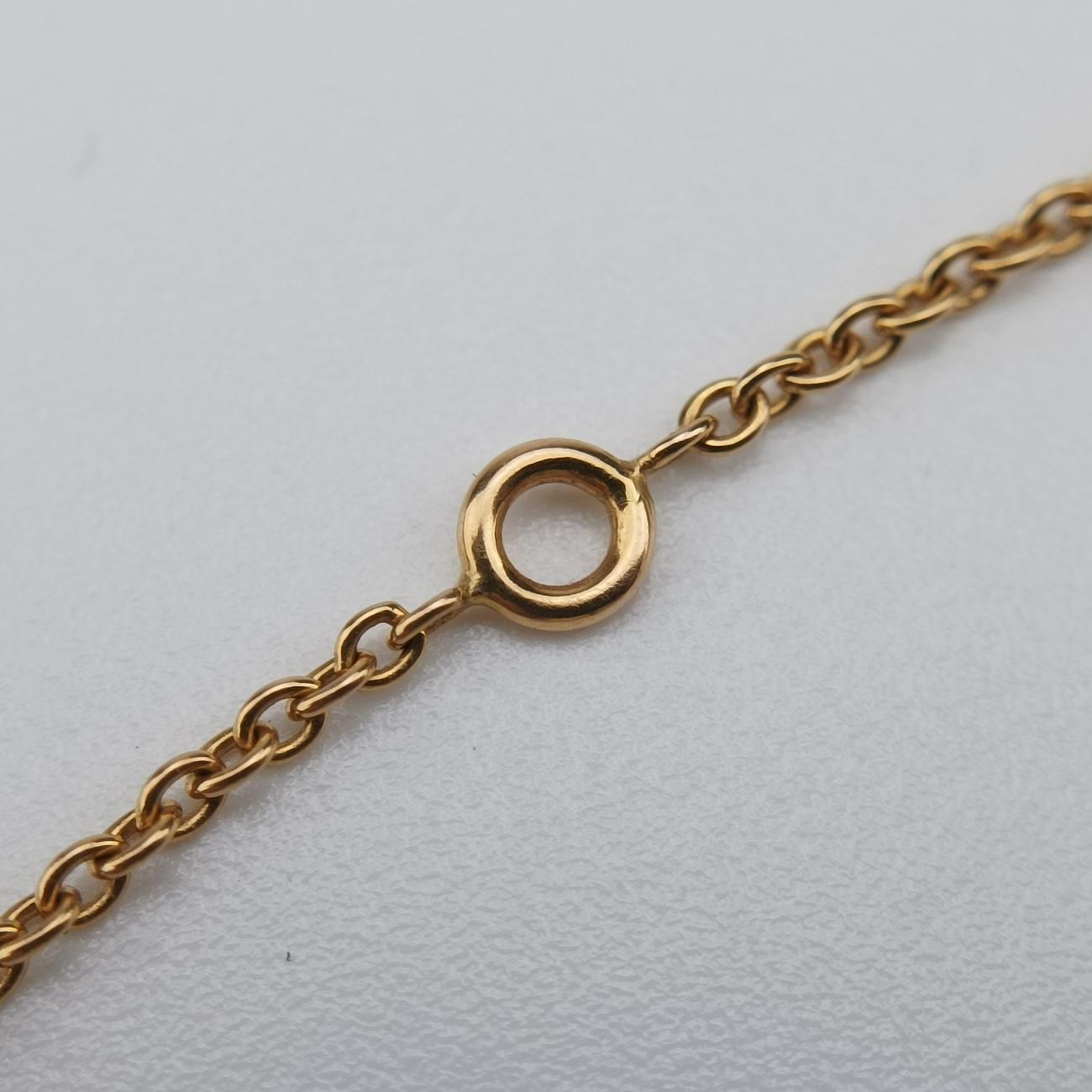 Rose des Vents medallion Gold x BeigeAU750144461ローズデヴァン メダリオンゴールド×ベージュAU750144461