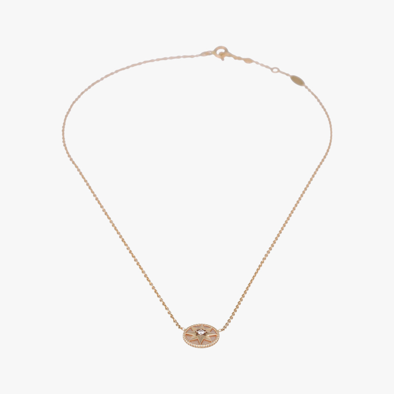 Rose des Vents medallion Gold x BeigeAU750144461ローズデヴァン メダリオンゴールド×ベージュAU750144461