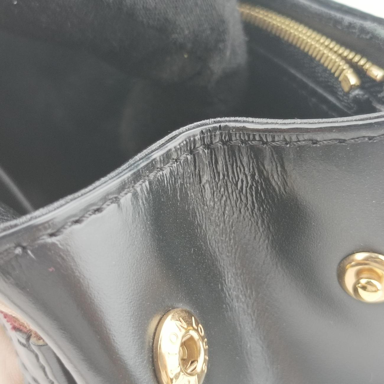 Pochette Flap MalletageBeige×BlackLeatherPL3154ポシェットフラップマルタージュベージュ×ブラックレザーPL3154
