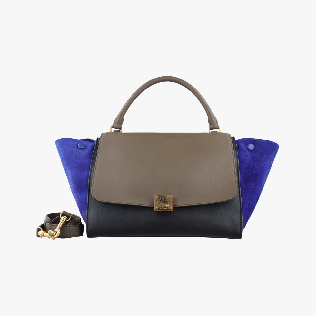 Trapeze MediumBrown x Blue x BlackLeather x suedeU-AT-0124 U-MM-0134トラペーズミディアムブラウン×ブルー×ブラックレザー×スエードU-AT-0124 U-MM-0134