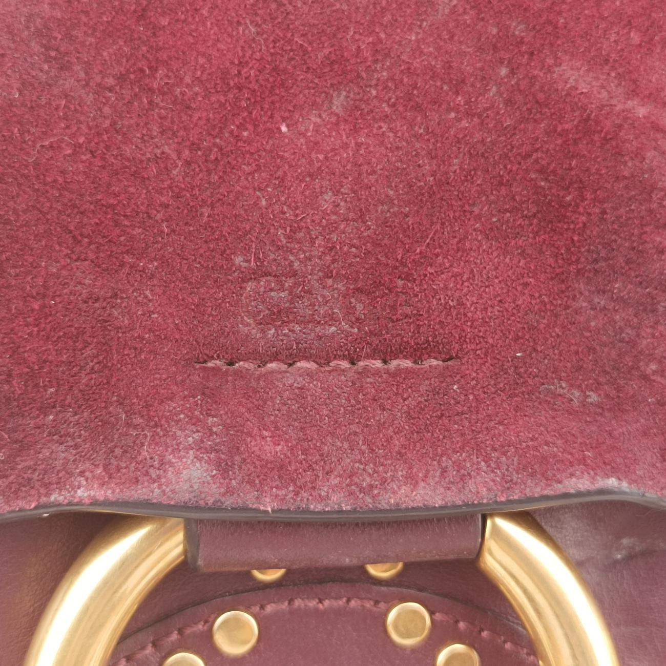 FAYE SmallBurgundySuede×Leather03-16-99-65フェイ スモールワインレッドスエード×レザー03-16-99-65