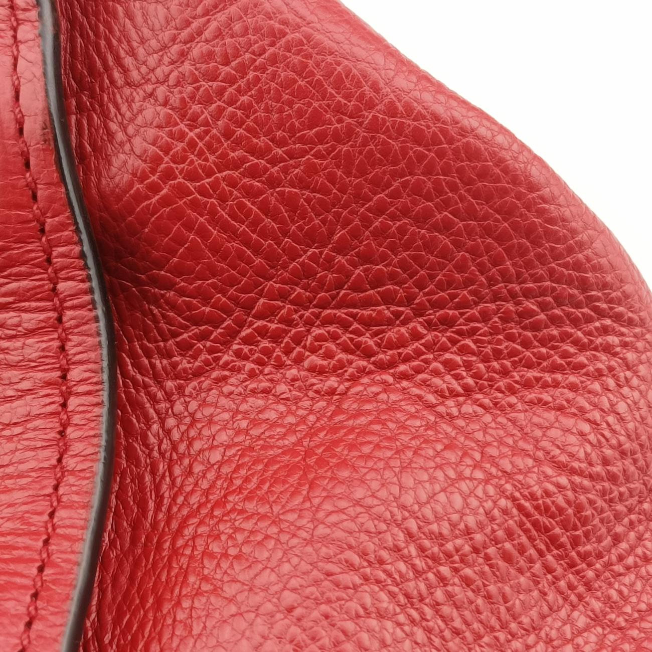 Twin Pocket Winged Tote Red Leather BN2619 12 113ツイン ポケット ウィング トート レッド レザー BN2619 12 113