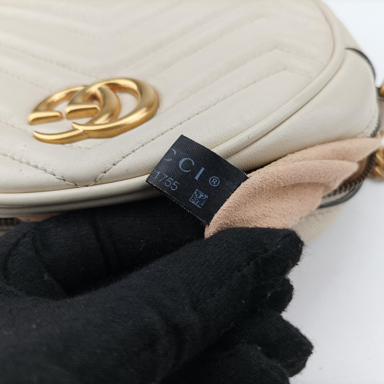 GG MarmontWhiteLeather550154I029921755GGマーモントホワイトレザー550154I029921755