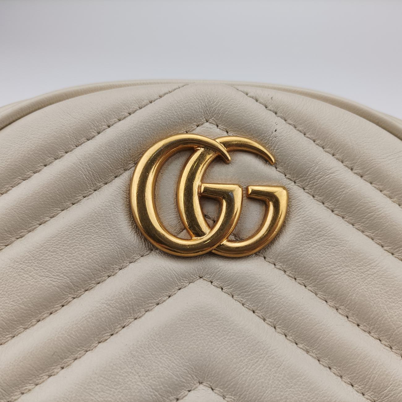 GG MarmontWhiteLeather550154I029921755GGマーモントホワイトレザー550154I029921755