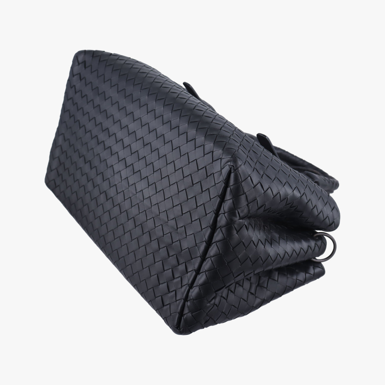 Roma IntrecciatoBlacklambskinB07647317Mローマ イントレチャートブラックラムスキンB07647317M