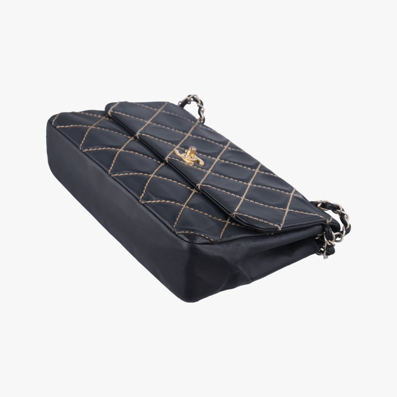 Wild Stitch Double ChainBlackLeatherA146877728960ワイルドステッチ ダブルチェーンブラックレザーA146877728960