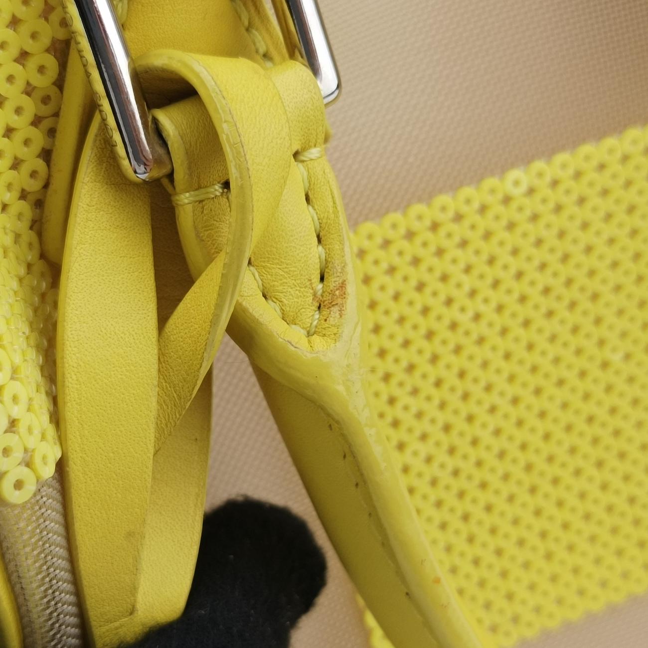 Speedy CubeSequined Jaune×WhitesequinsM48900FO0183スピーディキューブスパンコールジョーヌ×ホワイトスパンコールM48900FO0183