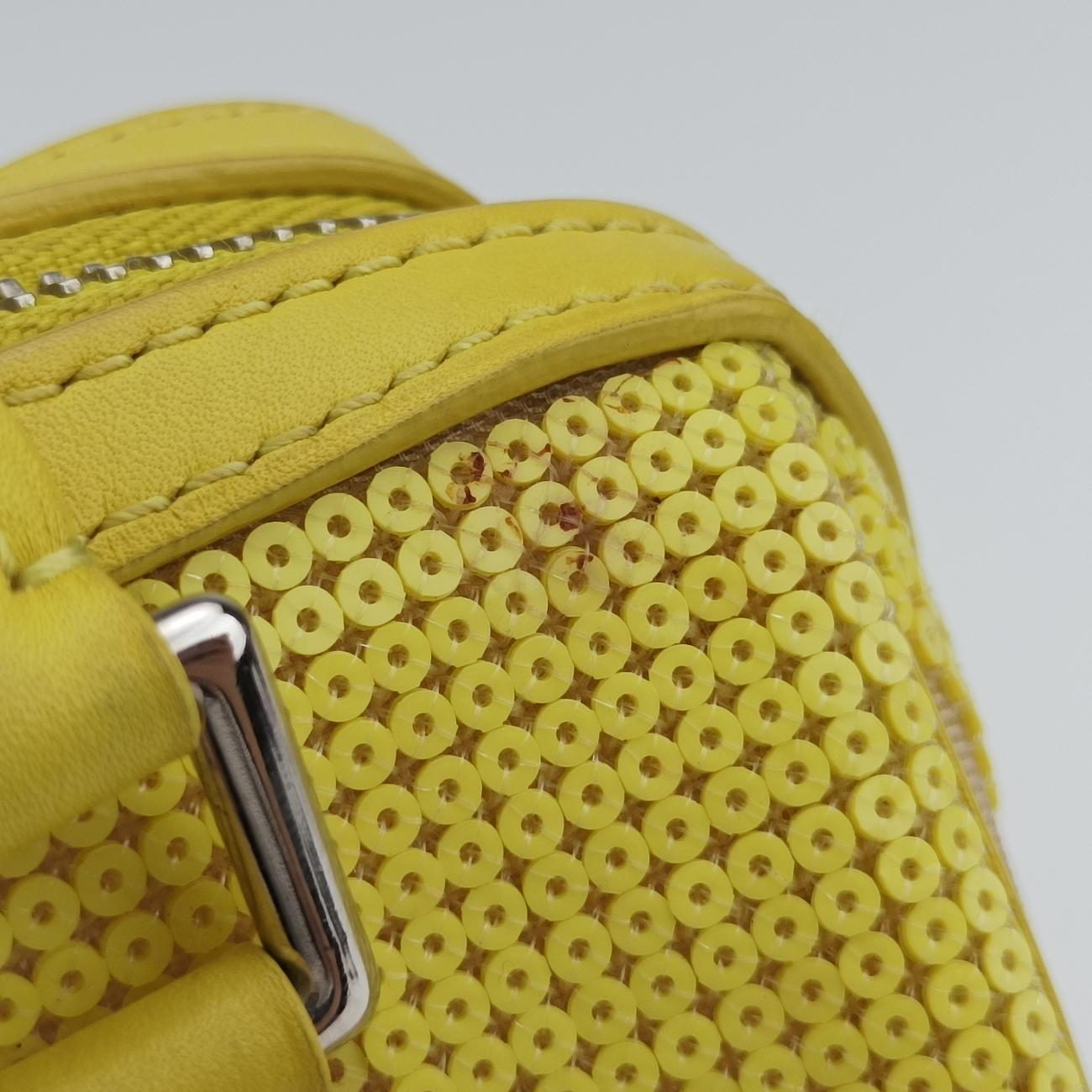 Speedy CubeSequined Jaune×WhitesequinsM48900FO0183スピーディキューブスパンコールジョーヌ×ホワイトスパンコールM48900FO0183