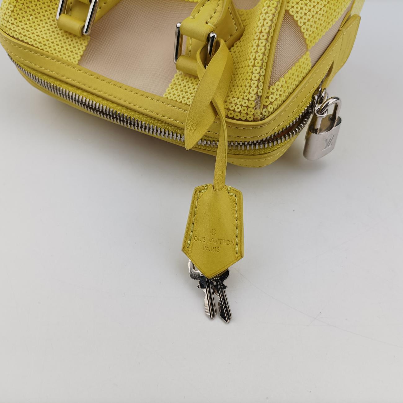 Speedy CubeSequined Jaune×WhitesequinsM48900FO0183スピーディキューブスパンコールジョーヌ×ホワイトスパンコールM48900FO0183