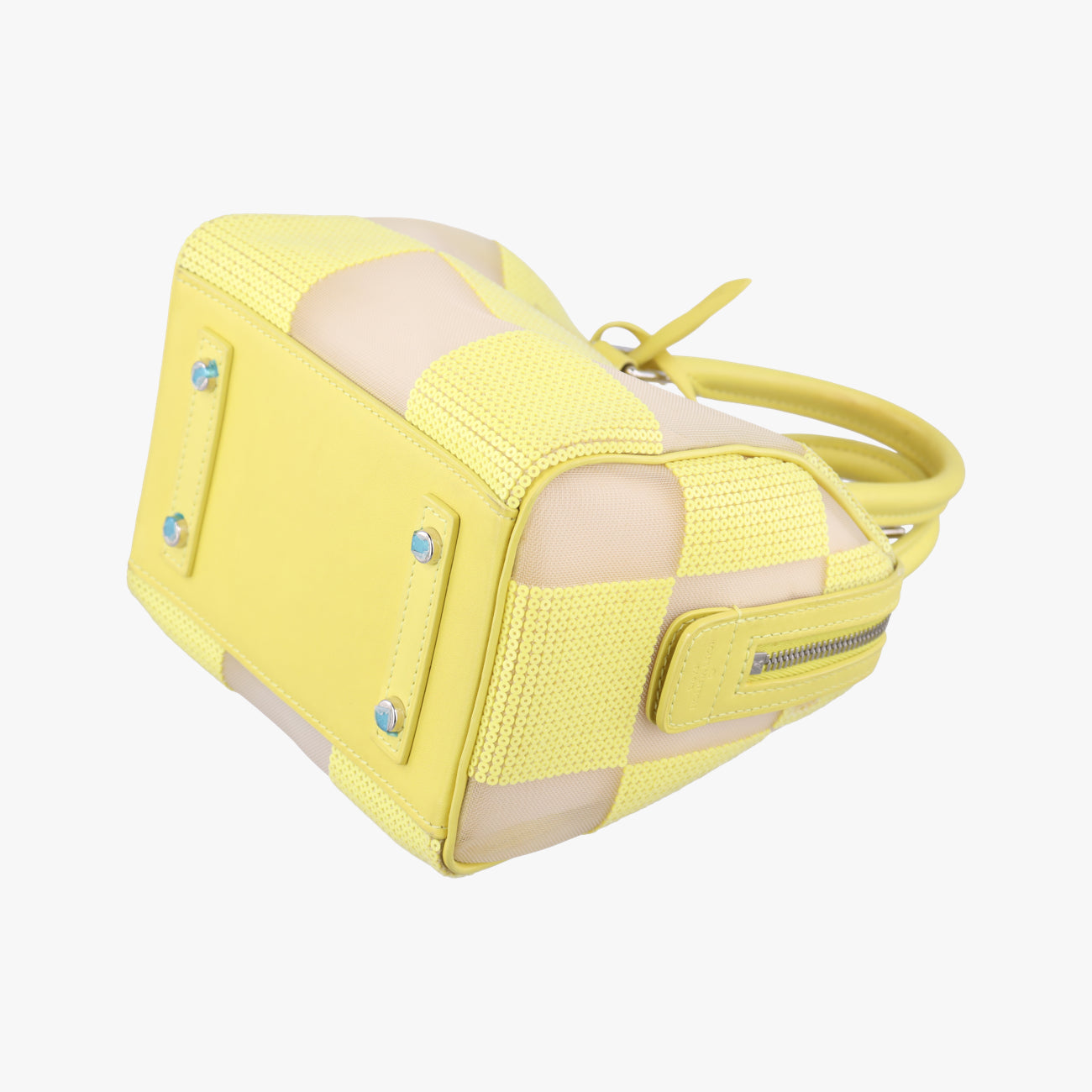 Speedy CubeSequined Jaune×WhitesequinsM48900FO0183スピーディキューブスパンコールジョーヌ×ホワイトスパンコールM48900FO0183