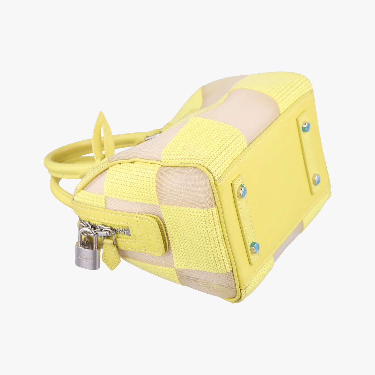 Speedy CubeSequined Jaune×WhitesequinsM48900FO0183スピーディキューブスパンコールジョーヌ×ホワイトスパンコールM48900FO0183