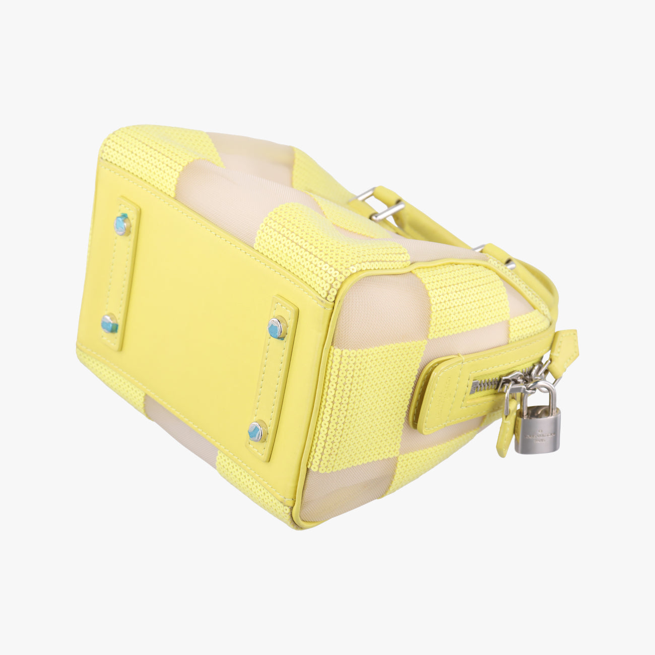 Speedy CubeSequined Jaune×WhitesequinsM48900FO0183スピーディキューブスパンコールジョーヌ×ホワイトスパンコールM48900FO0183