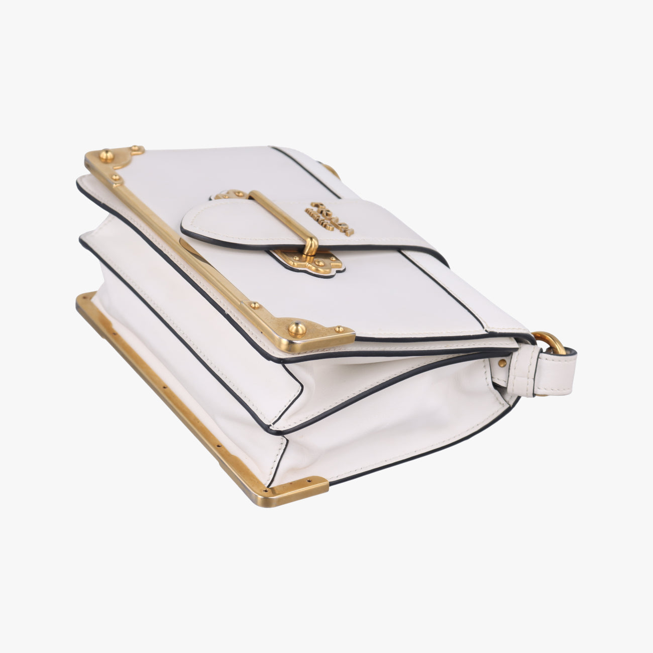 CahierWhiteLeather x Saffiano leather1BD09525カイエホワイトレザー×サフィアーノレザー1BD09525