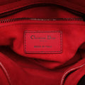 レディ ディオール カナージュ スタッズ ミニRedlambskin18-MA-0168レディ ディオール カナージュ スタッズ ミニレッドラムスキン18-MA-0168