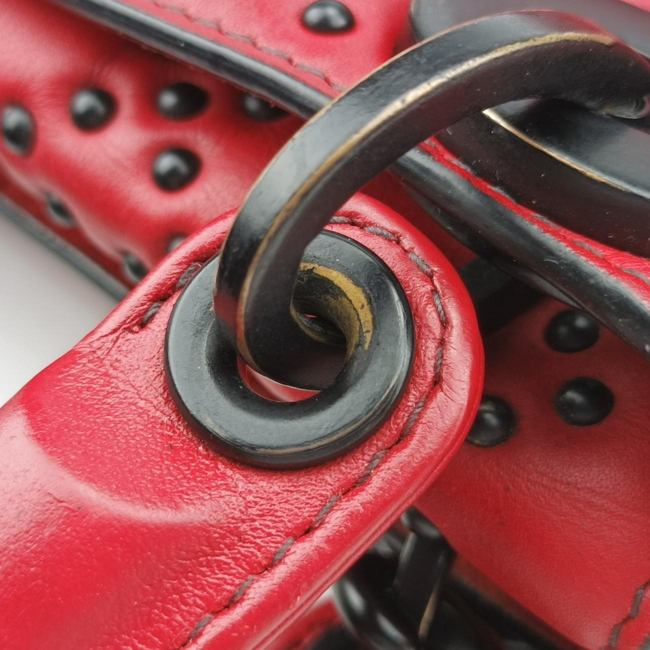 レディ ディオール カナージュ スタッズ ミニRedlambskin18-MA-0168レディ ディオール カナージュ スタッズ ミニレッドラムスキン18-MA-0168