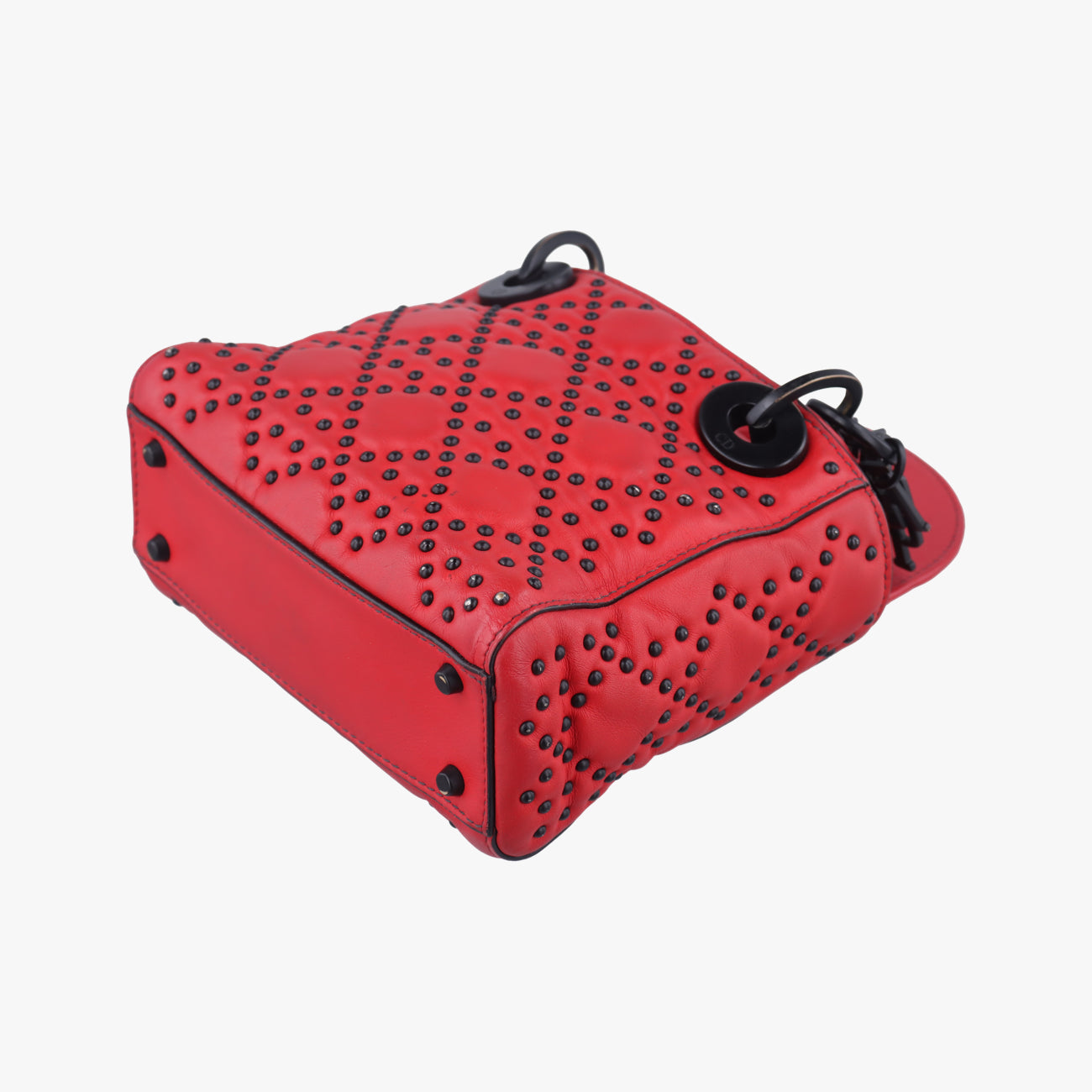 レディ ディオール カナージュ スタッズ ミニRedlambskin18-MA-0168レディ ディオール カナージュ スタッズ ミニレッドラムスキン18-MA-0168