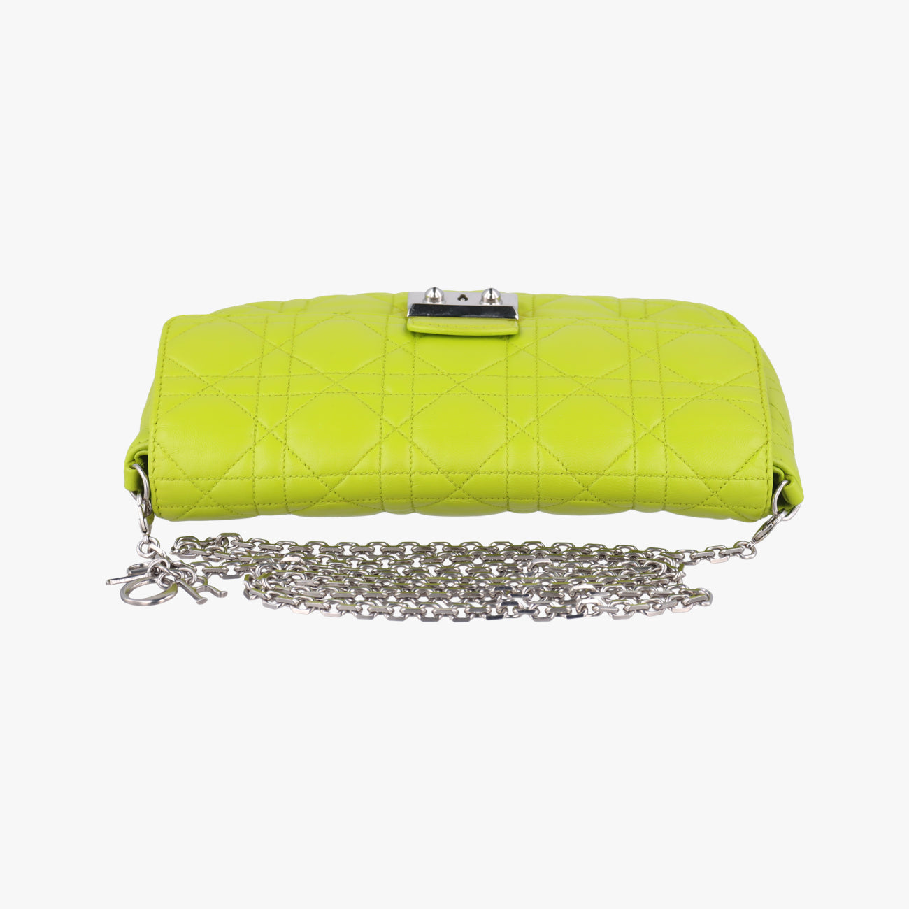 Miss Dior CANNAGE New LockGreenlambskin12-MA-1113ミス ディオール カナージュ ニューロックグリーンラムスキン12-MA-1113