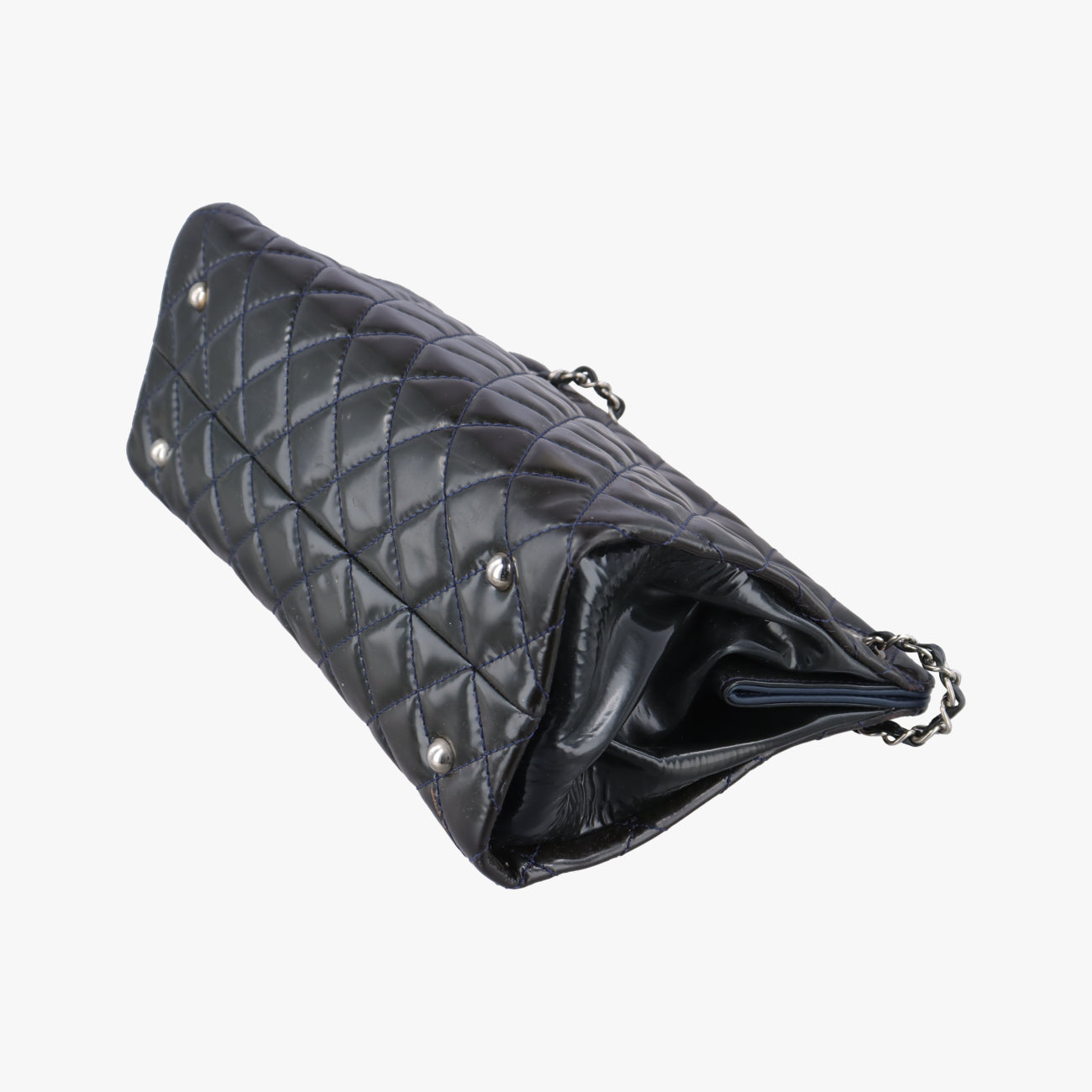 Matelasse Cocomark GSTNavyPatentA6573417188712マトラッセ ココマークGSTネイビーパテントA6573417188712