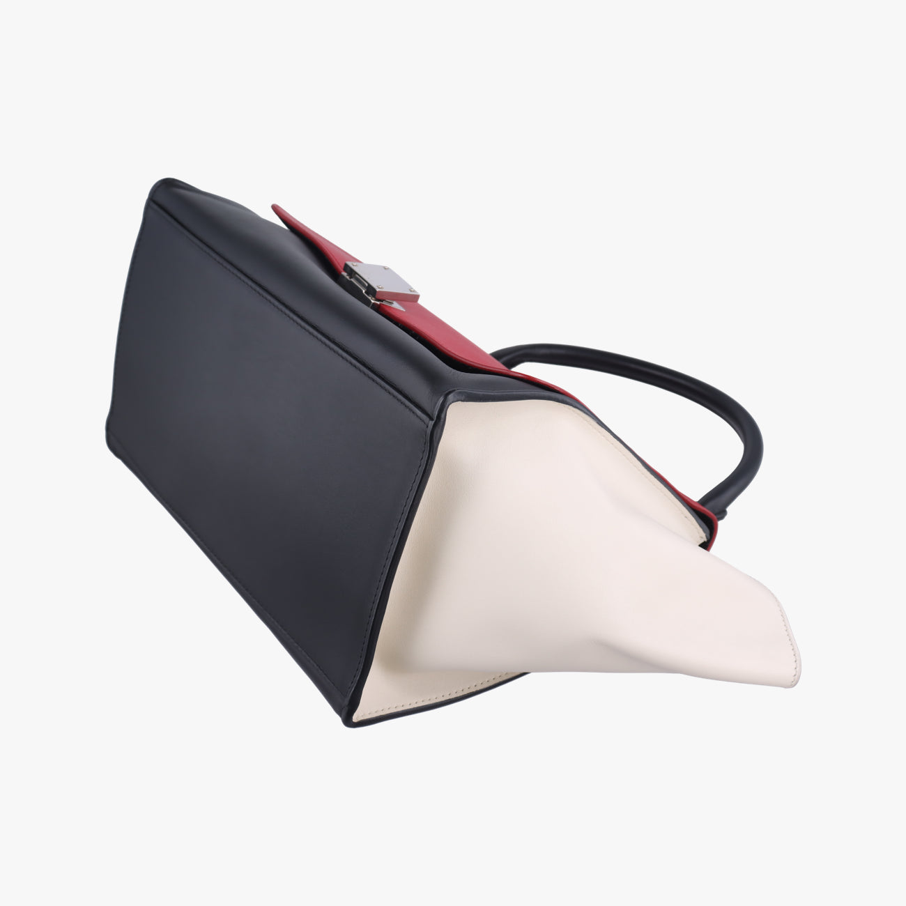 Trapèze MediumMulticolourLeatherU-AT-0113 U-PA-0133トラペーズミディアムレッド×ブラック×ホワイトレザーU-AT-0113 U-PA-0133