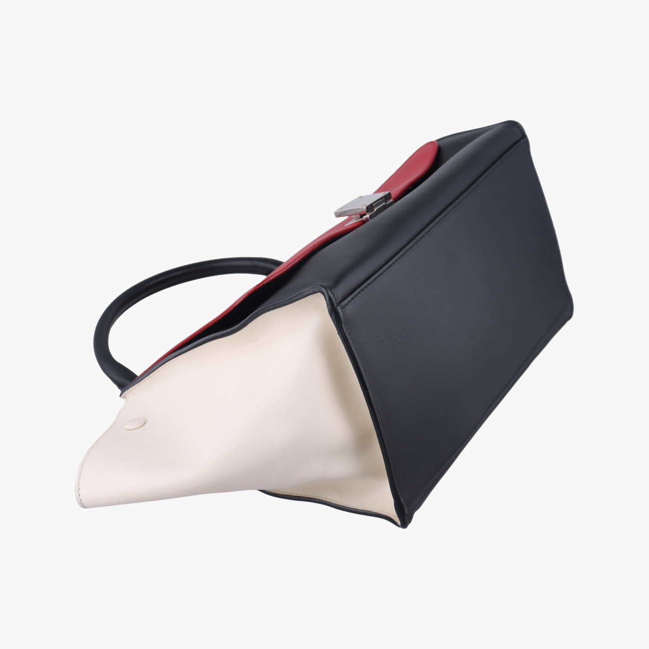 Trapèze MediumMulticolourLeatherU-AT-0113 U-PA-0133トラペーズミディアムレッド×ブラック×ホワイトレザーU-AT-0113 U-PA-0133