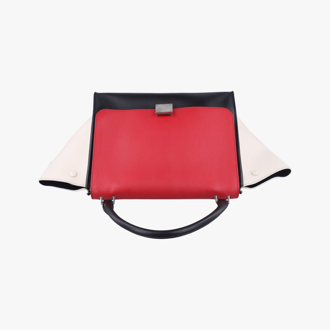 Trapèze MediumMulticolourLeatherU-AT-0113 U-PA-0133トラペーズミディアムレッド×ブラック×ホワイトレザーU-AT-0113 U-PA-0133