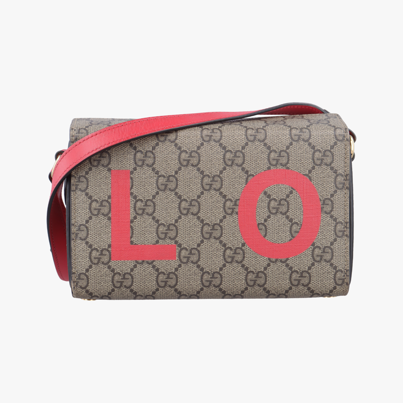 GG SupremeBrown×RedPVC coated canvas677610GGスプリーム ブラウン×レッドPVCコーティングキャンバス677610