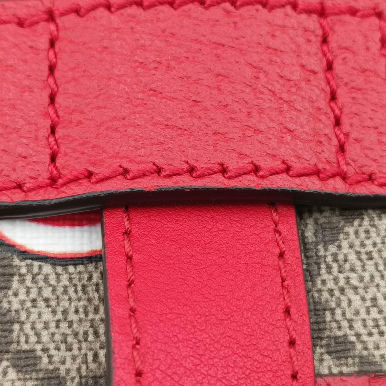 Gucci Applebeige×MulticolourPVC coated canvas625233D033008978GGアップルベージュ×マルチカラーPVCコーティングキャンバス625233D033008978