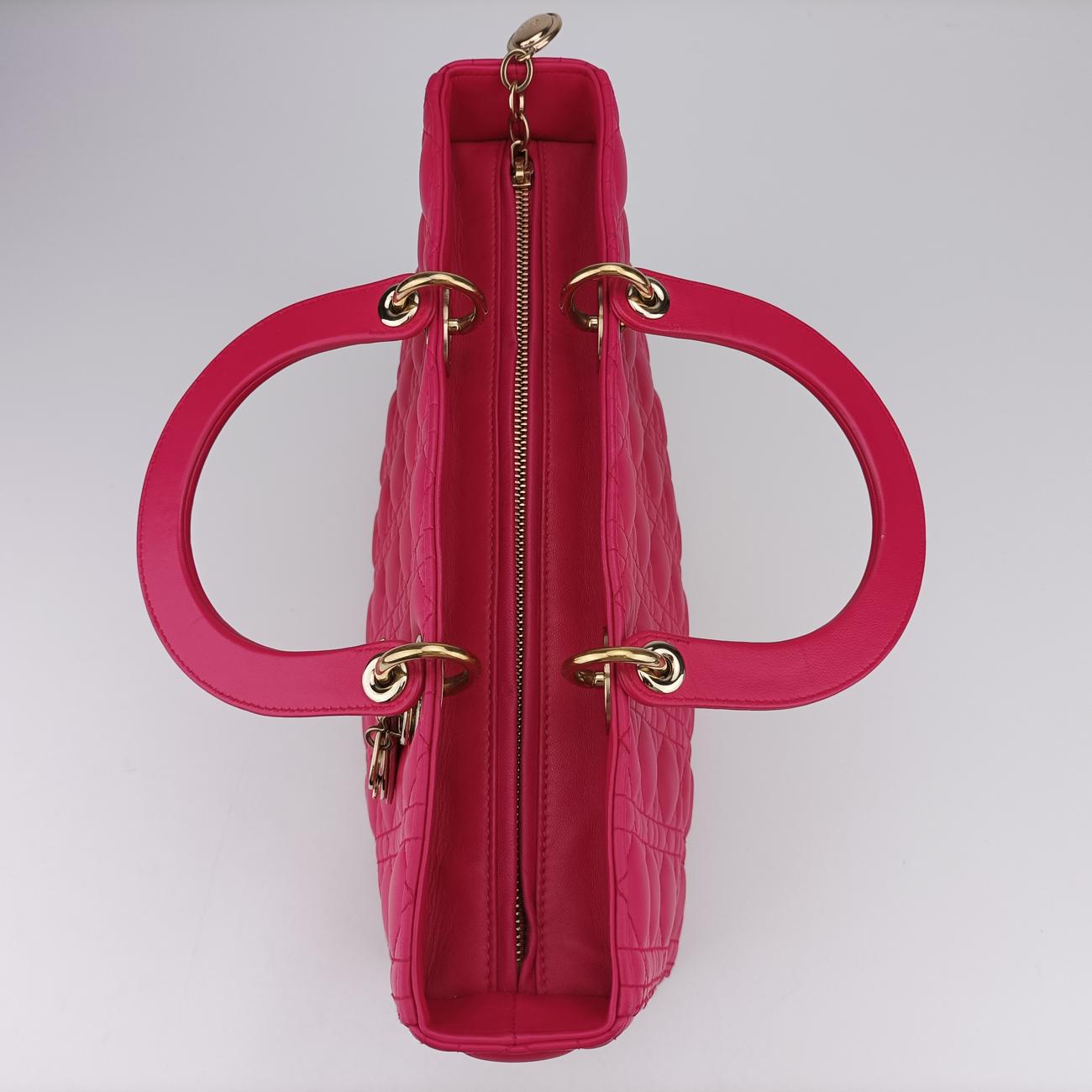 Lady DiorRoselambskin18-MA-0114レディディオールローズ レッドラムスキン18-MA-0114